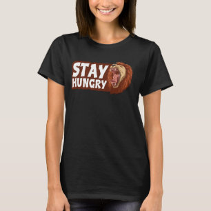 Blijf Hongaarse haringluienmane wilde dieren Insat T-shirt