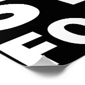 Blijf honger. Blijf vol. Poster (Hoek)