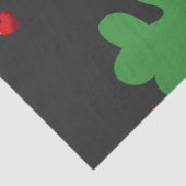 Blijf Hoptimistisch Cute Frog Pun Grappige Kikker  Tissuepapier (Detail)