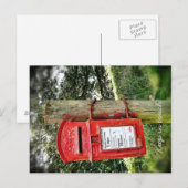 Blijf in contact! briefkaart (Voorkant / Achterkant)