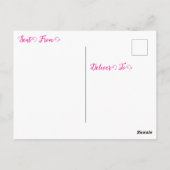 Blijf in contact met deze Schattigee Donut en Koff Briefkaart (Achterkant)