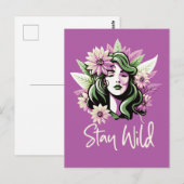 Blijf in de buurt van een kind briefkaart (Voorkant / Achterkant)