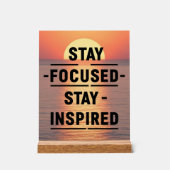 Blijf in de gaten acryl bord (Voorkant)