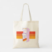 Blijf in de klassieke zin - Arcade 80's Tote Bag (Achterkant)
