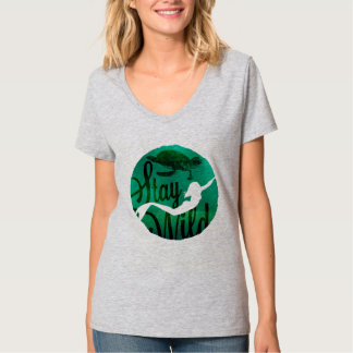 "Blijf in de natuur" met Zeemeermin en Zee schildp T-shirt
