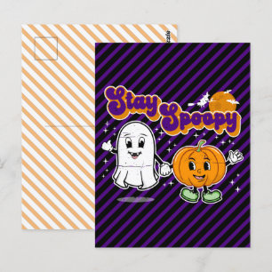 Blijf in de schijnwerpers: Cute Halloween Ghost en Briefkaart