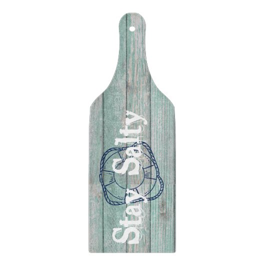 Blijf in het strand Charcuterie Snijplank (Voorkant)