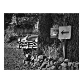 "Blijf in je buurt" Foto Afdruk