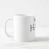 Blijf in je handtas Mok plaatsen (Links)