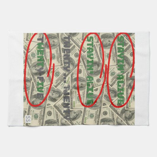 Blijf in leven / 2025 theedoek (Horizontaal)