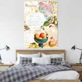 Blijf in Mij Vruchtbaar Geloof Poster Canvas Afdruk (Insitu (Slaapkamer))