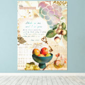 Blijf in Mij Vruchtbaar Geloof Poster Canvas Afdruk (Insitu (Houten vloer))