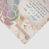 Blijf in Mij, vruchtbaar geloof Tissuepapier (Detail)