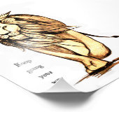 blijf je gang gaan foto afdruk (Hoek)