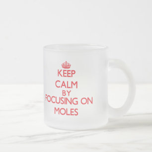 Blijf kalm door je te richten op Moles Matglas Koffiemok