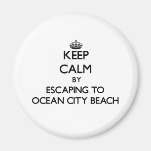 Blijf kalm door naar Ocean City Beach Maryland te Magneet