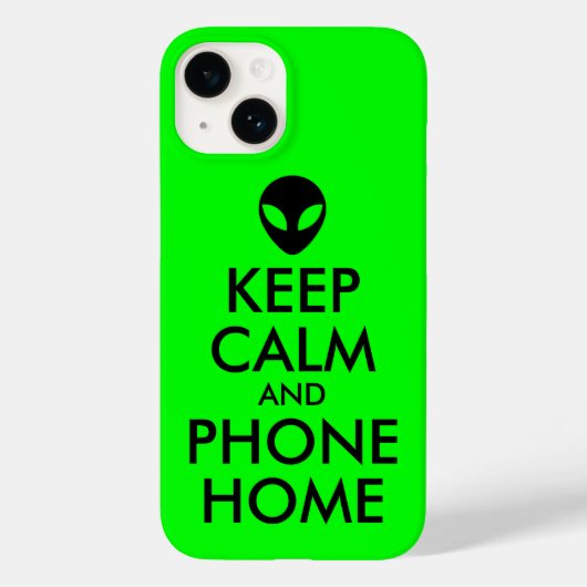 Blijf kalm en bel naar huis Case-Mate iPhone case (Achterkant)