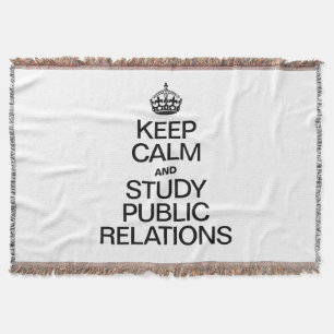 BLIJF KALM EN BESTUDEER PUBLIC RELATIONS DEKEN