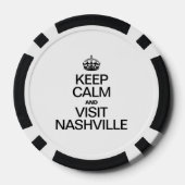 BLIJF KALM EN BEZOEK NASHVILLE POKERCHIPS (Achterkant)