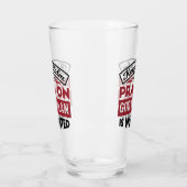 Blijf kalm en bid dat Gods plan onbeperkt is Glas (Links)