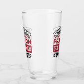 Blijf kalm en bid dat Gods plan onbeperkt is Glas (Rechts)