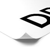 Blijf kalm en blijf drink poster (Hoek)