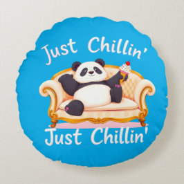 Blijf kalm en blijf gewoon chillen met ijs rond kussen