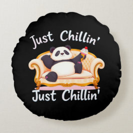 Blijf kalm en blijf gewoon chillen met ijs rond kussen