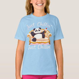 Blijf kalm en blijf gewoon chillen met ijs t-shirt