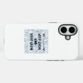 Blijf kalm en blijf kalm Case-Mate iPhone case (Achterkant (horizontaal))