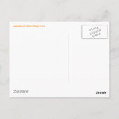 Blijf kalm en boe aan briefkaart (Achterkant)