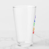 Blijf kalm en deel trots glas (Rechts)