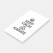 BLIJF KALM EN DOE KARATE.ai Post-it® Notes (Schuin)