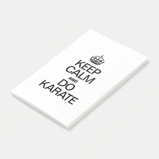 BLIJF KALM EN DOE KARATE.ai Post-it® Notes (Schuin)