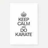 BLIJF KALM EN DOE KARATE.ai Post-it® Notes (Voorkant)