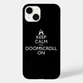 Blijf kalm en doemdenkend Case-Mate iPhone case (Achterkant)