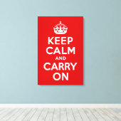 Blijf kalm en draag op verpakt canvas (Insitu (Houten vloer))