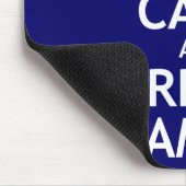 Blijf kalm en draai aan games muismat (Hoek)