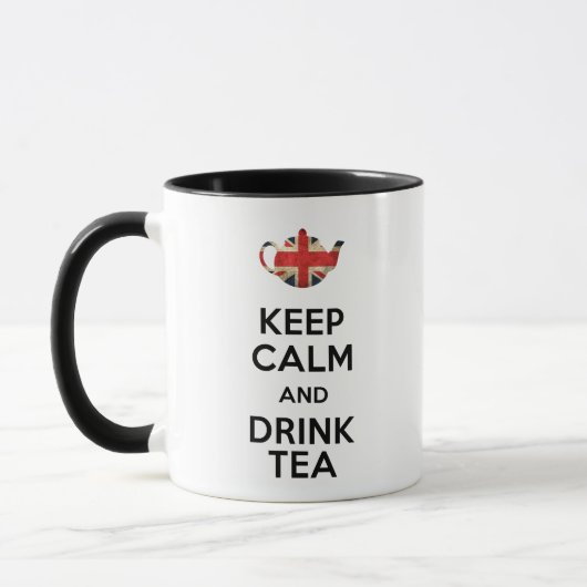 Blijf kalm en Drink de Mok (Links)