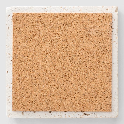 BLIJF KALM EN EET BROOD STENEN ONDERZETTER (Achterkant)