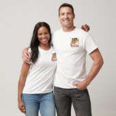 Blijf kalm en eet Pizza Funny Food Gezegden T-shir T-shirt (Unisex)