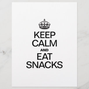 BLIJF KALM EN EET SNACKS FLYER
