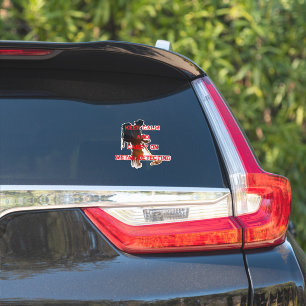 BLIJF KALM EN GA DOOR MET METAAL DETECTEREN STICKER