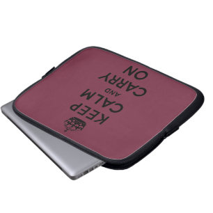 Blijf kalm en ga door met Origineel Laptop Sleeve