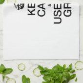 BLIJF KALM EN GEBRUIK DE GRILL THEEDOEK (Gevouwen)