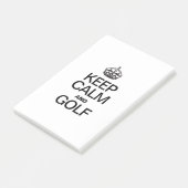 BLIJF KALM EN GOLF POST-IT® NOTES (Schuin)