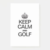 BLIJF KALM EN GOLF POST-IT® NOTES (Voorkant)
