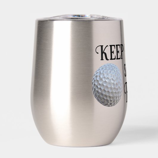 Blijf kalm en gooi de putt weg (Voorkant)