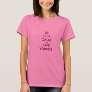 Blijf kalm en hou van je Yorkie Long-Sleeve T-shirt