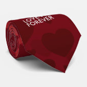 Blijf kalm en hou van me stropdas (Opgerold)